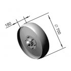 Big wheel w/hub RZZ.08.200