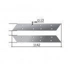 Two-side plow share left (1142 mm) RZZ KGU.01.545-01