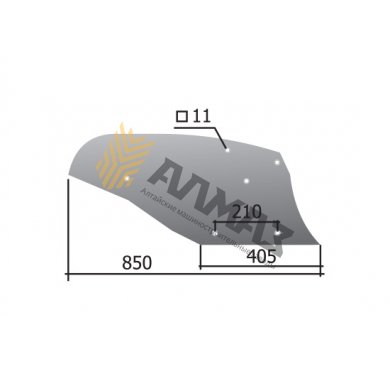 Mouldboard (right) RZZ.P.401-02A