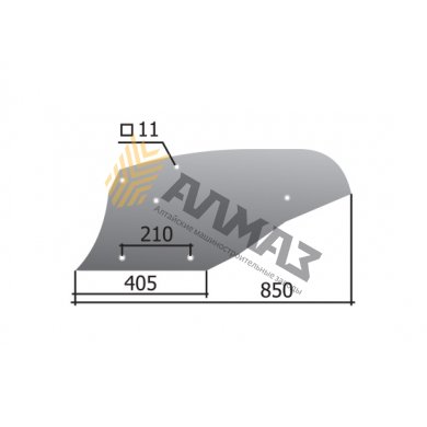 Mouldboard (left) RZZ.11.51.003-02