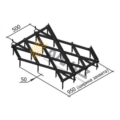 Toothed harrow BZS-1.00.000