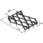 Toothed harrow (rigid hitch) BZT-1,0.00.000-05