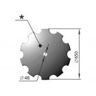 Disc BDT list-6 (for harrows) RZZ.428.001