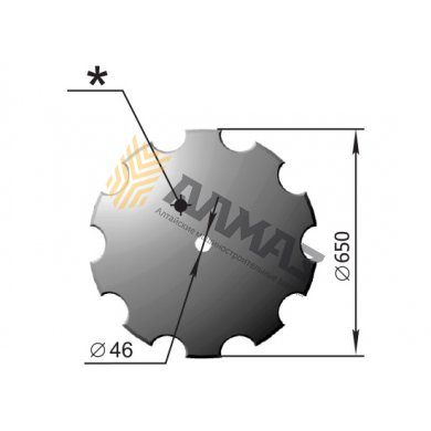 Disc BDT list-6 (for harrows) RZZ.428.001
