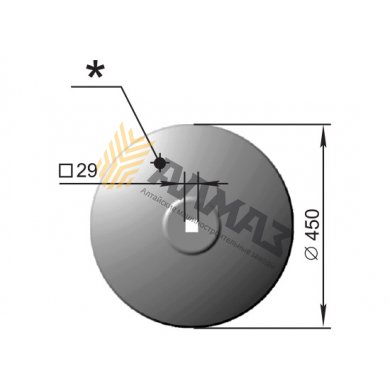 Disc LDG S-1-1-450-5-29 RZZ 407.001