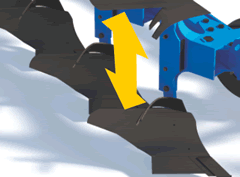 Нет забивания растительными и пожнивными остатками