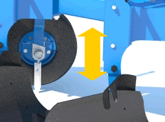 Нет забивания растительными и пожнивными остатками