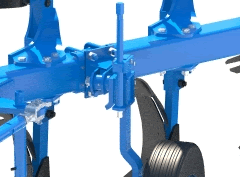 Усовершенствованное крепление опорного колеса