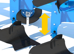 Нет забивания растительными и пожнивными остатками