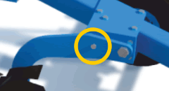 Срезной болт защищает рабочие органы от повреждений