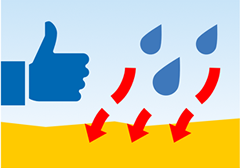 Ideal for steppe areas with insufficient or unstable moistening