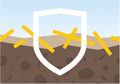 Tillage with maximum preservation of stubble and other harvesting remains on the field