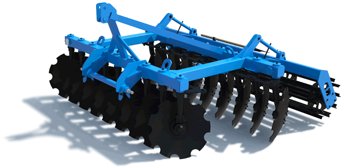 Mounted disk harrow DANA BDN-2,4х2