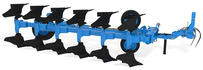 Reversible plow PERESVET PPO 5/6-35