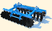 DANA two-row disc harrows