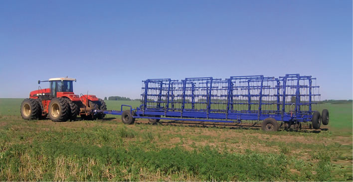 POBEDA heavy tooth hydraulic harrows