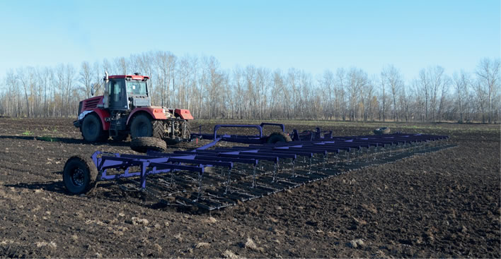 ZARYA hydraulic harrow hitch