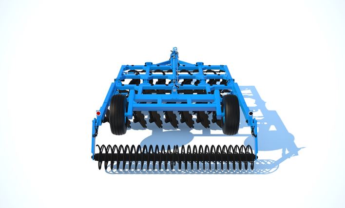 Disk harrow DANA 3x4 МР: 3d модель