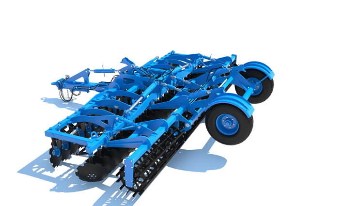Disk harrow DANA 6x2: 3d модель