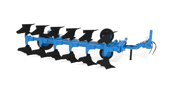 Reversible plowPERESVET PPO 5/6-35: 3d модель