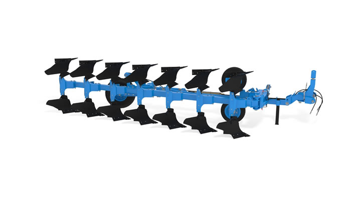 Reversible plowPERESVET PPO 5/7-35: 3d модель