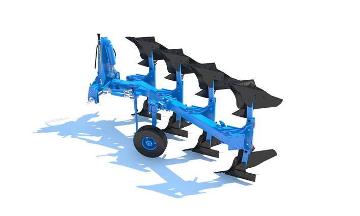 Reversible plowPERESVET PON 4: 3d модель